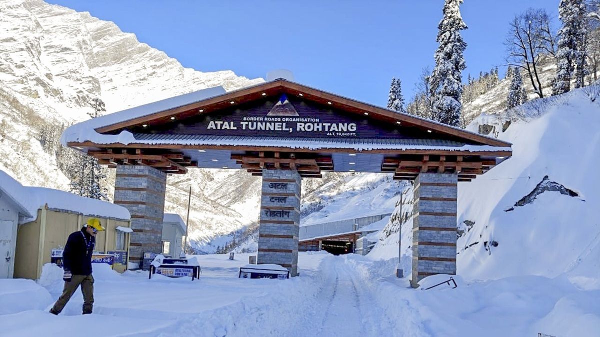 Atal Tunnel near Manali