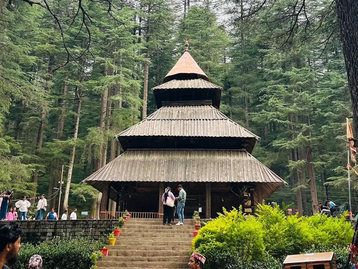 Hadimba Temple in the cedar forest, Manali